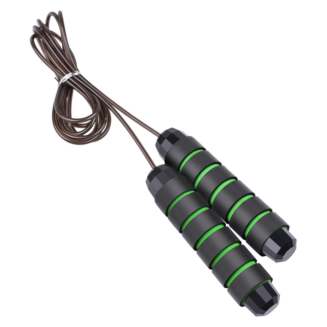 Cuerda para saltar de alta velocidad sin enredos con cable de acero y rodamientos de bolas. Ideal para gimnasio, fitness, ejercicios en casa y para mantener un cuerpo esbelto.