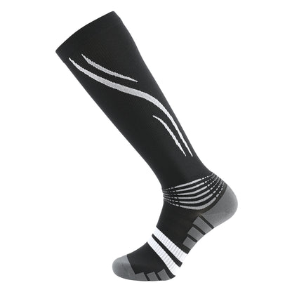 Long tube fitness exercise pressure socks men's second grade gradient compression socks skipping rope badminton running elastic socks