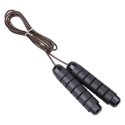 Cuerda para saltar de alta velocidad sin enredos con cable de acero y rodamientos de bolas. Ideal para gimnasio, fitness, ejercicios en casa y para mantener un cuerpo esbelto.